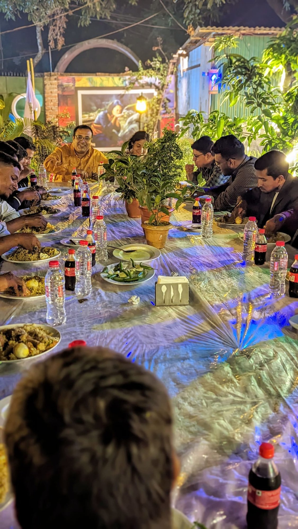 Guests dining