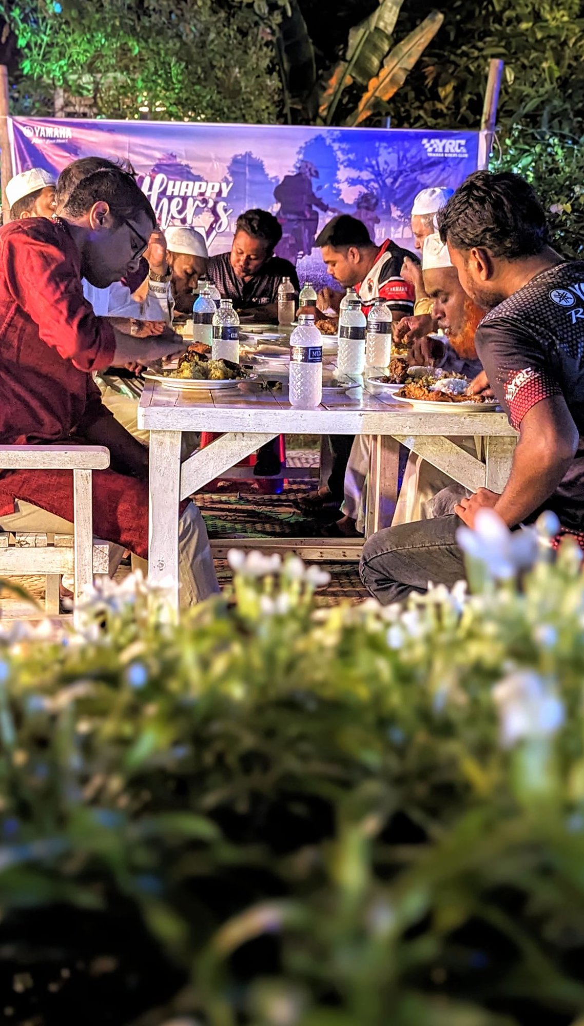 Guests dining
