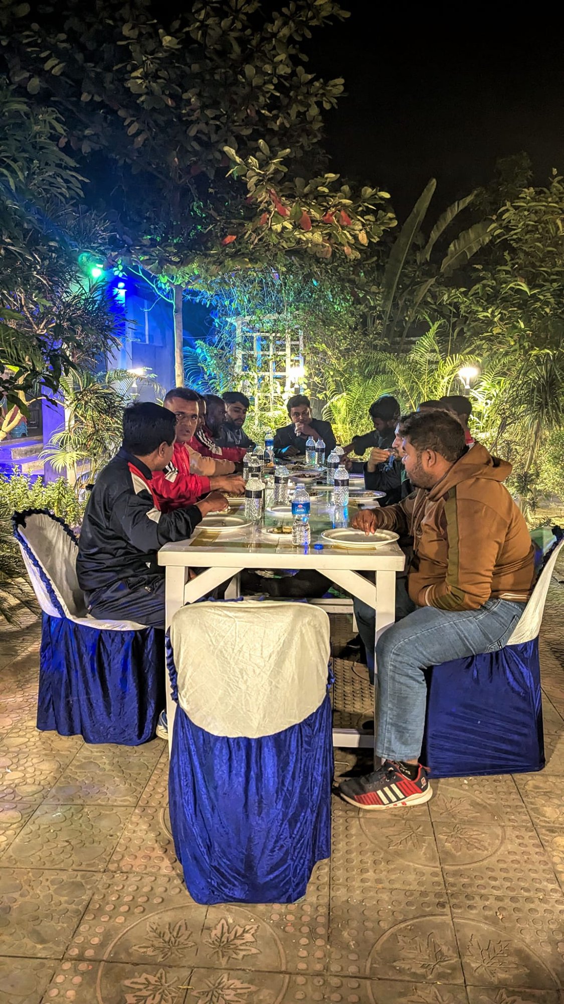 Guests dining